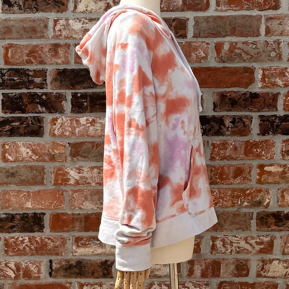 Champion orange tiedyed hoodie sweatshirt / L / Excellent condition - Picture 5 of 13